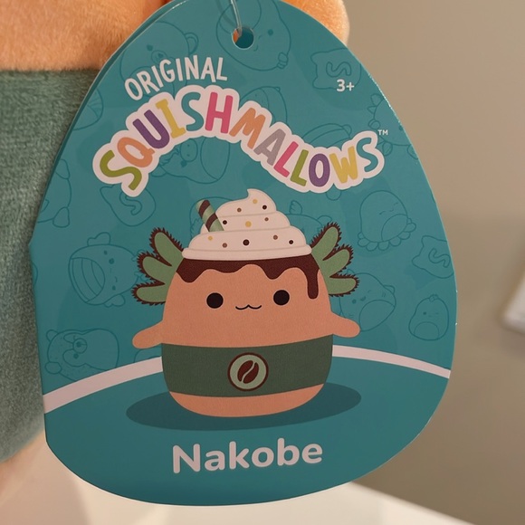 NWT 12” Nakobe the Axolotl Latte Squishmallow - Crossover Squad - Picture 6 of 7